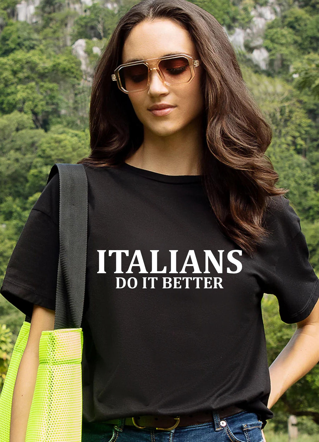 Italians Do It Better T-shirt, 80s Retro Slogan Tee Gift