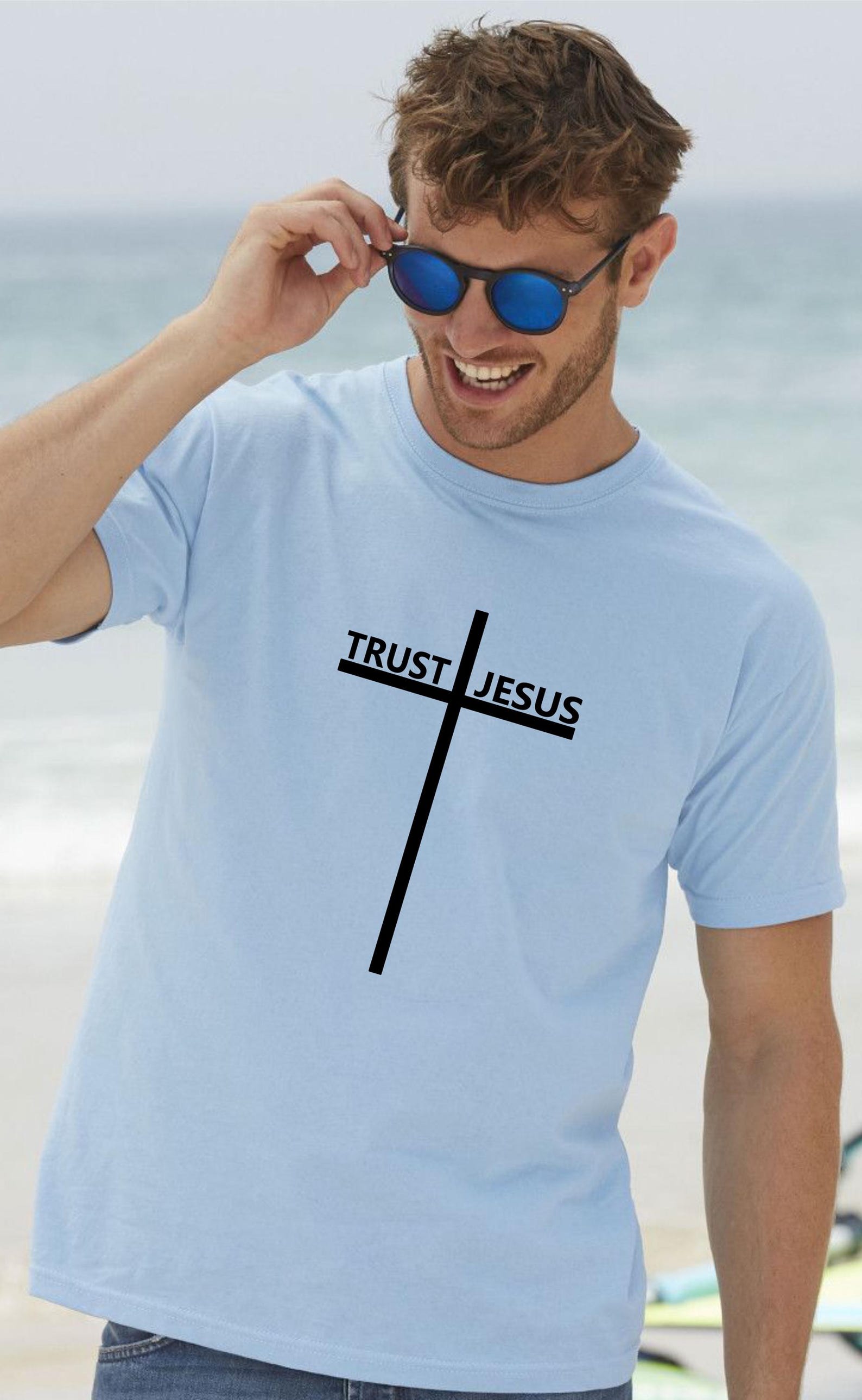 Jesus Graphic T-Shirt: Christian Faith Religious Tee Gift