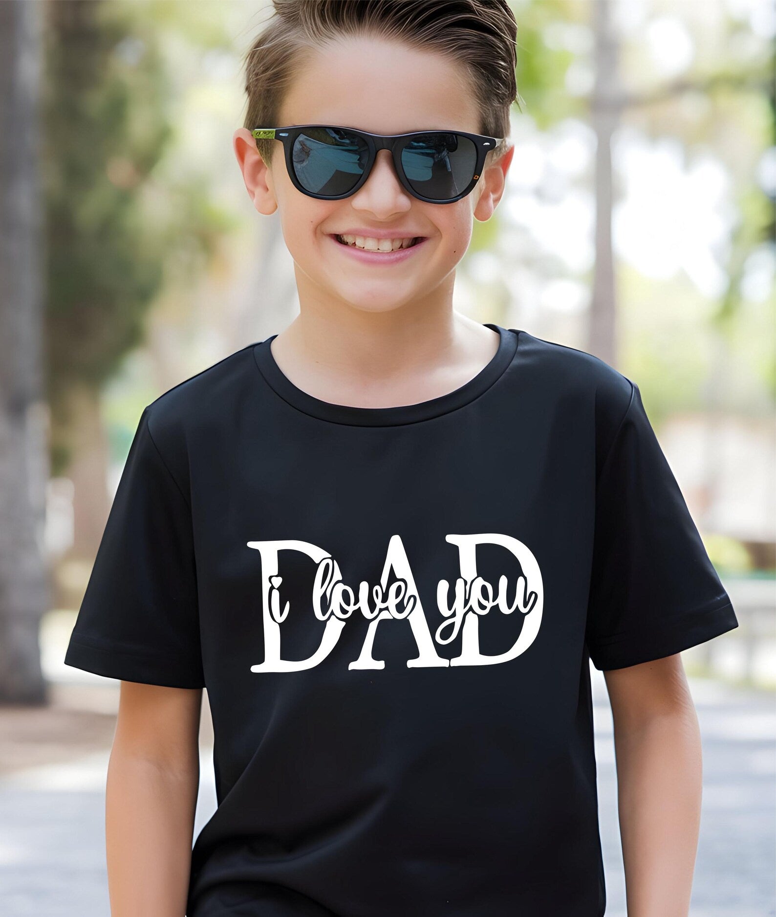 Daddy T-shirt I Love you dad papa Father's Day Present Unisex  Top