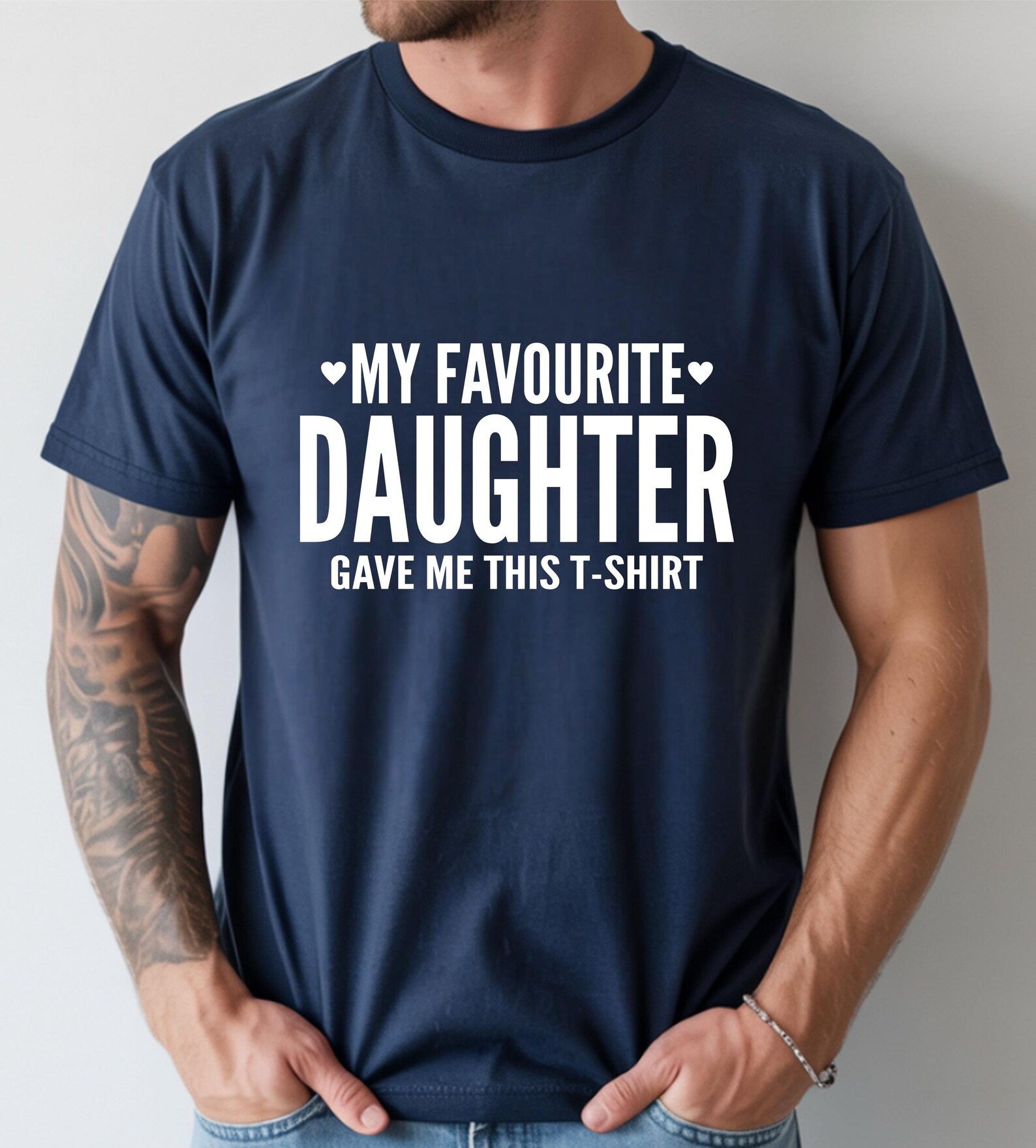 Daddy T-shirt Daughter Gave Me This Shirt Gift for Father's Day