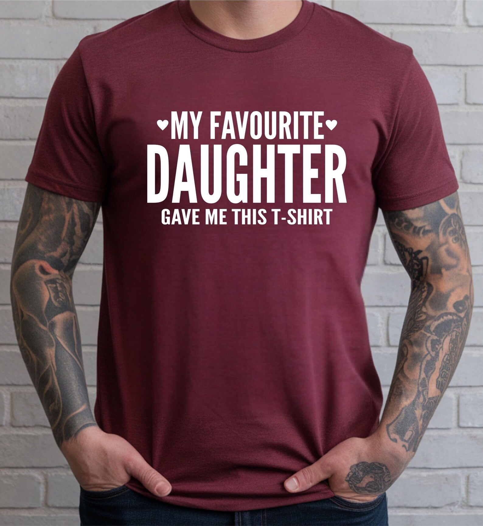 Daddy T-shirt Daughter Gave Me This Shirt Gift for Father's Day
