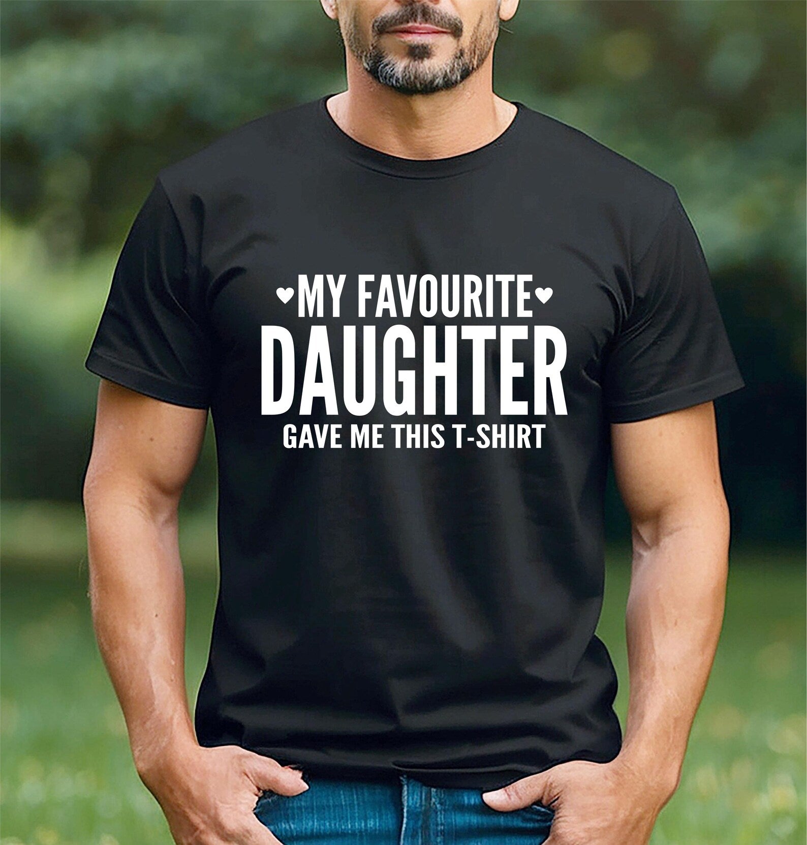 Daddy T-shirt Daughter Gave Me This Shirt Gift for Father's Day