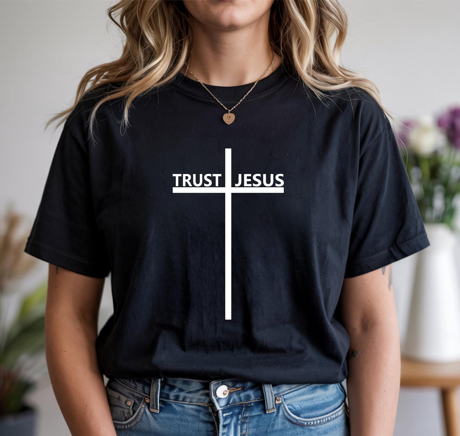 Jesus Graphic T-Shirt: Christian Faith Religious Tee Gift