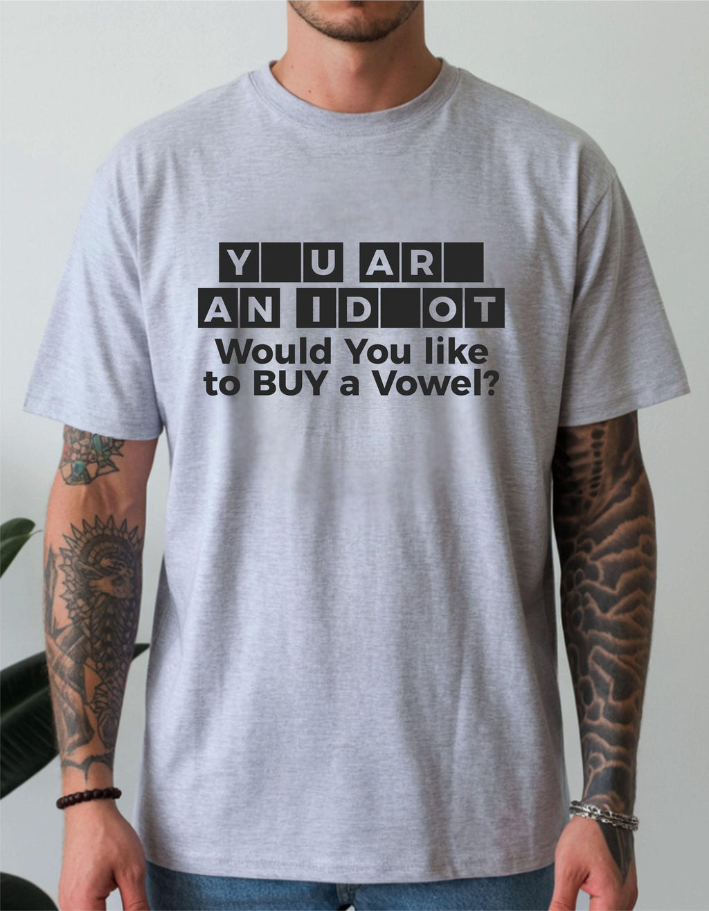 You Are an Idiot T-shirt funny graphic shirt internet humor novelty birthday gift present